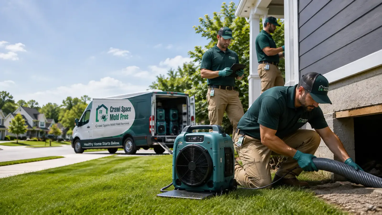 Crawl Space Mold Removal in Visalia, CA